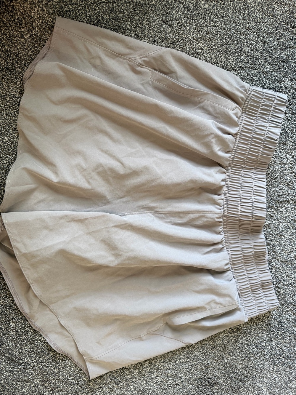 Under Armour Women's Athletic Shorts in Taupe